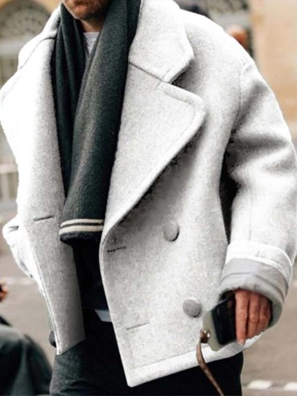 Men's Designer Deconstructed Lapel Jacket