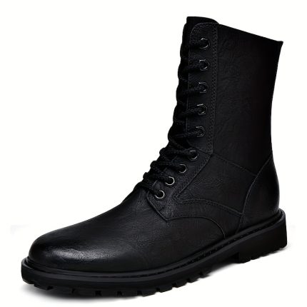 Men's Zipper Closure Short Boots