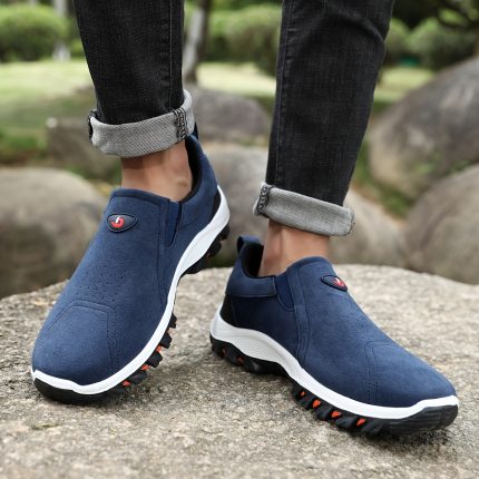 Slipon Ease Men's Low-Top Durable Hiking Boots