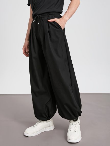 Men'S Casual Wide-Leg Joggers