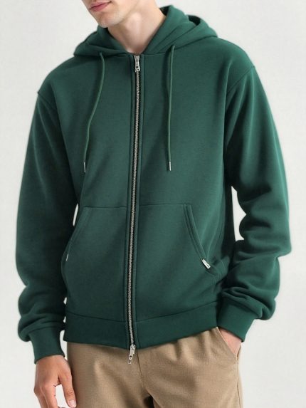 Men'S Heavyweight Full-Zip Hooded Jacket