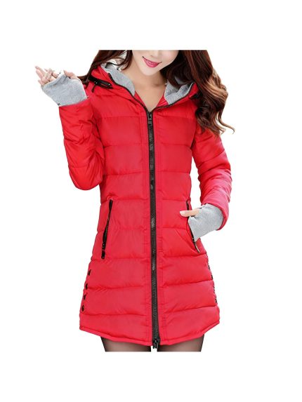 Women's Winter Hooded Jacket Coat