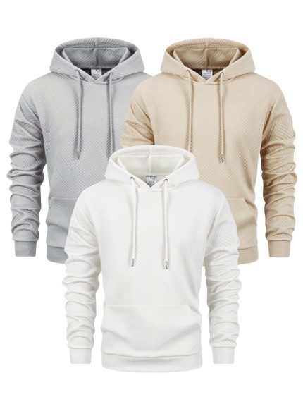 3pcs Men'S Oversized Hoodies