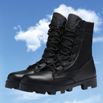 Golden Classic Tactical Boots, High-Top Combat Boots