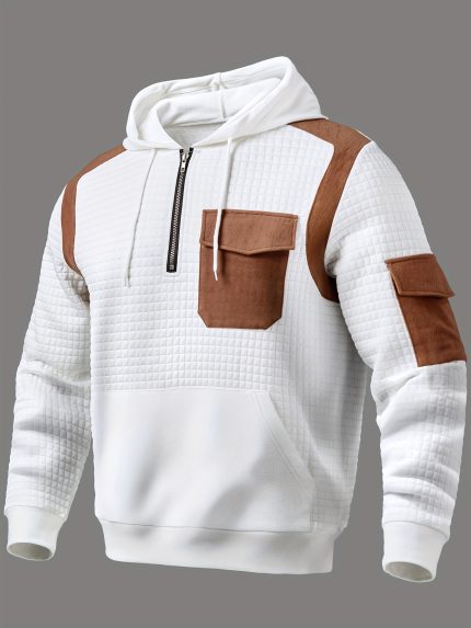 Men'S Vintage Waffle Hoodie