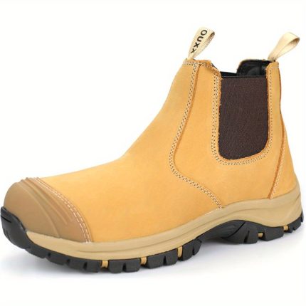 Men's Heavy-Duty Steel Toe Work Boots